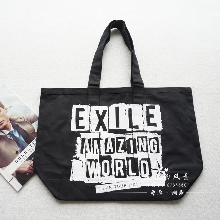 日本订单大容量帆布包妈咪