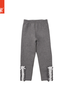 棉果果【商场同款】女童复合绒打底裤 25NA 25441