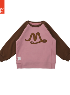 棉果果【商场同款】女童圆领套头卫衣 25NA 25435