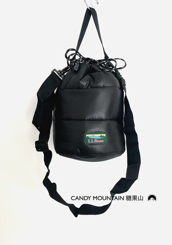 日本外单LL.Bean黑色羽绒桶包挎包小拎包