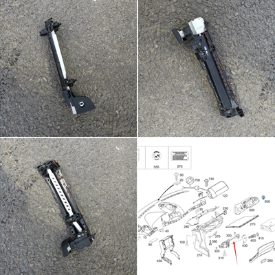 适用奔驰W211 E200 E240 E280 E320 E350 副驾驶杂物箱锁 拆车件