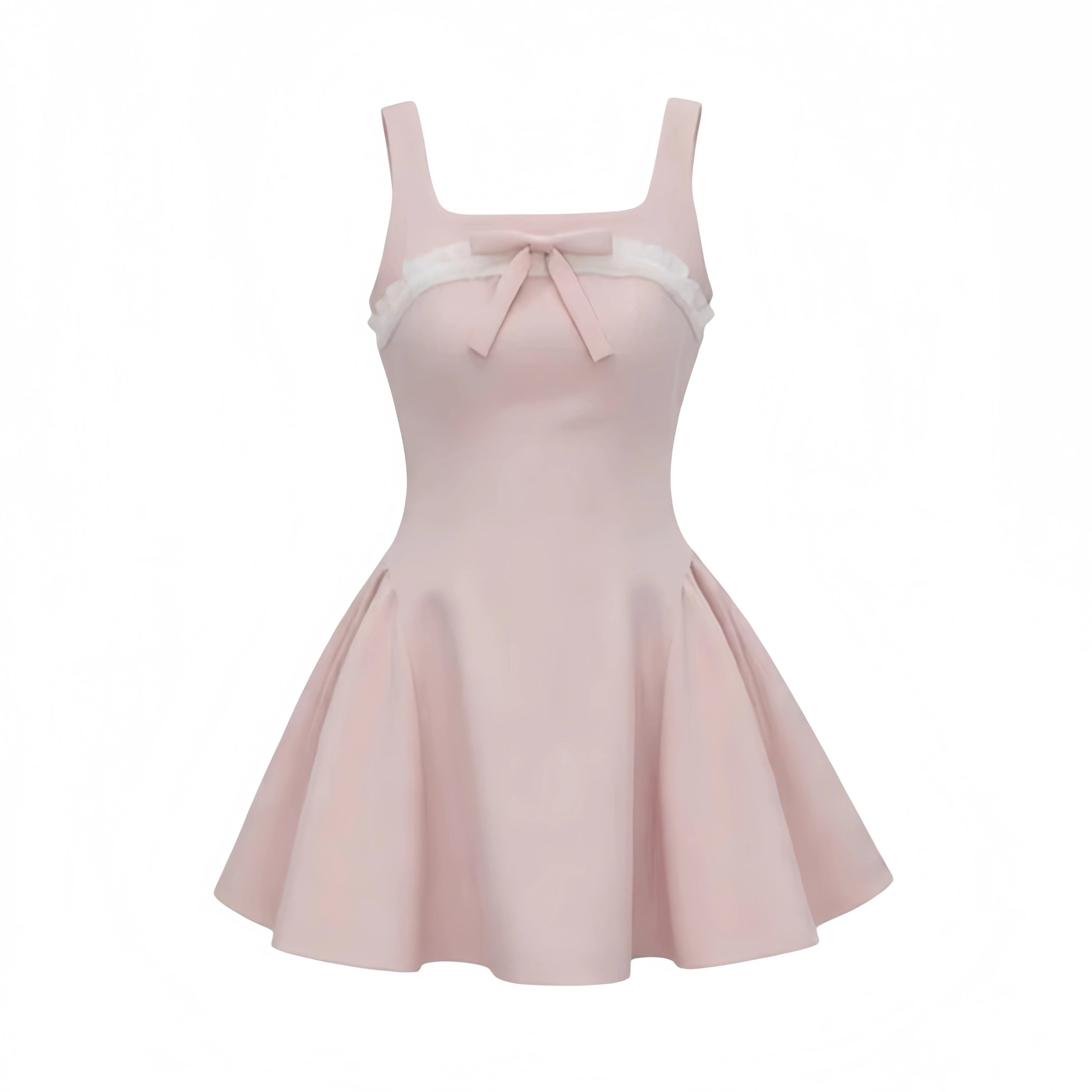 芭蕾少女 浅粉色甜美公主花边连衣裙夏氛围感收腰蓬蓬裙可爱裙子,女装/女士精品,连衣裙,淘宝优惠券,粉丝福利购,淘宝优惠卷