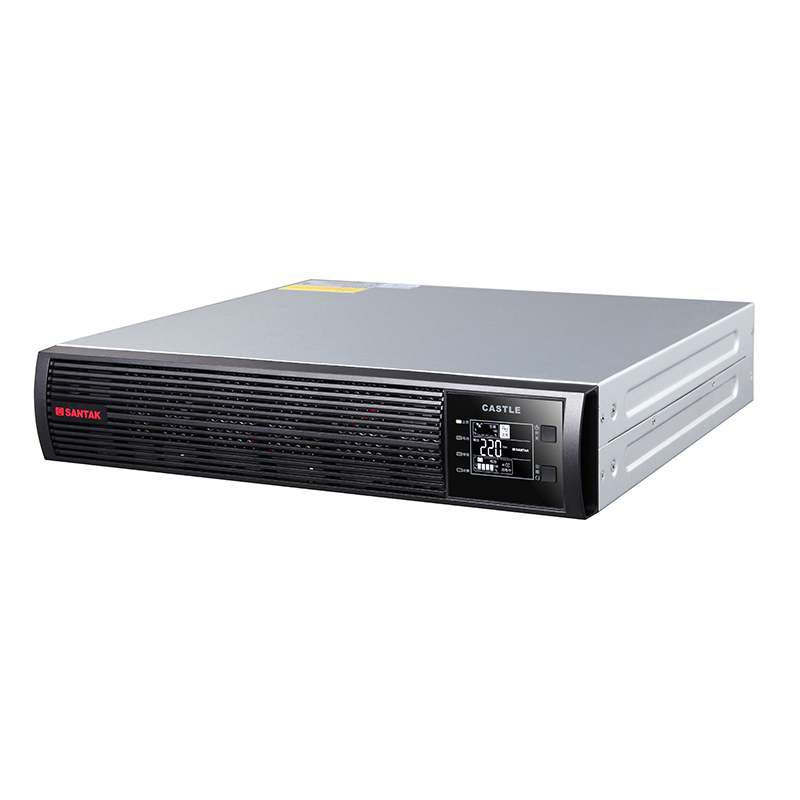 山特C1KRS ups不间断电源机架式1kVA/800W断电保护 单主机无电池