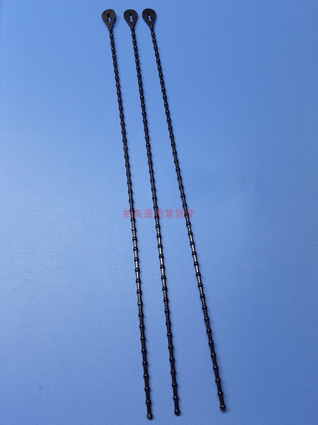 环保尼龙黑色扎带,束线带,绑线,吊牌可拆式珠形扎带G01130002010