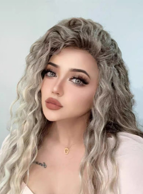 Ombre hair Wig Synthetic Hair Wigs外贸欧美非洲女士长卷发假发