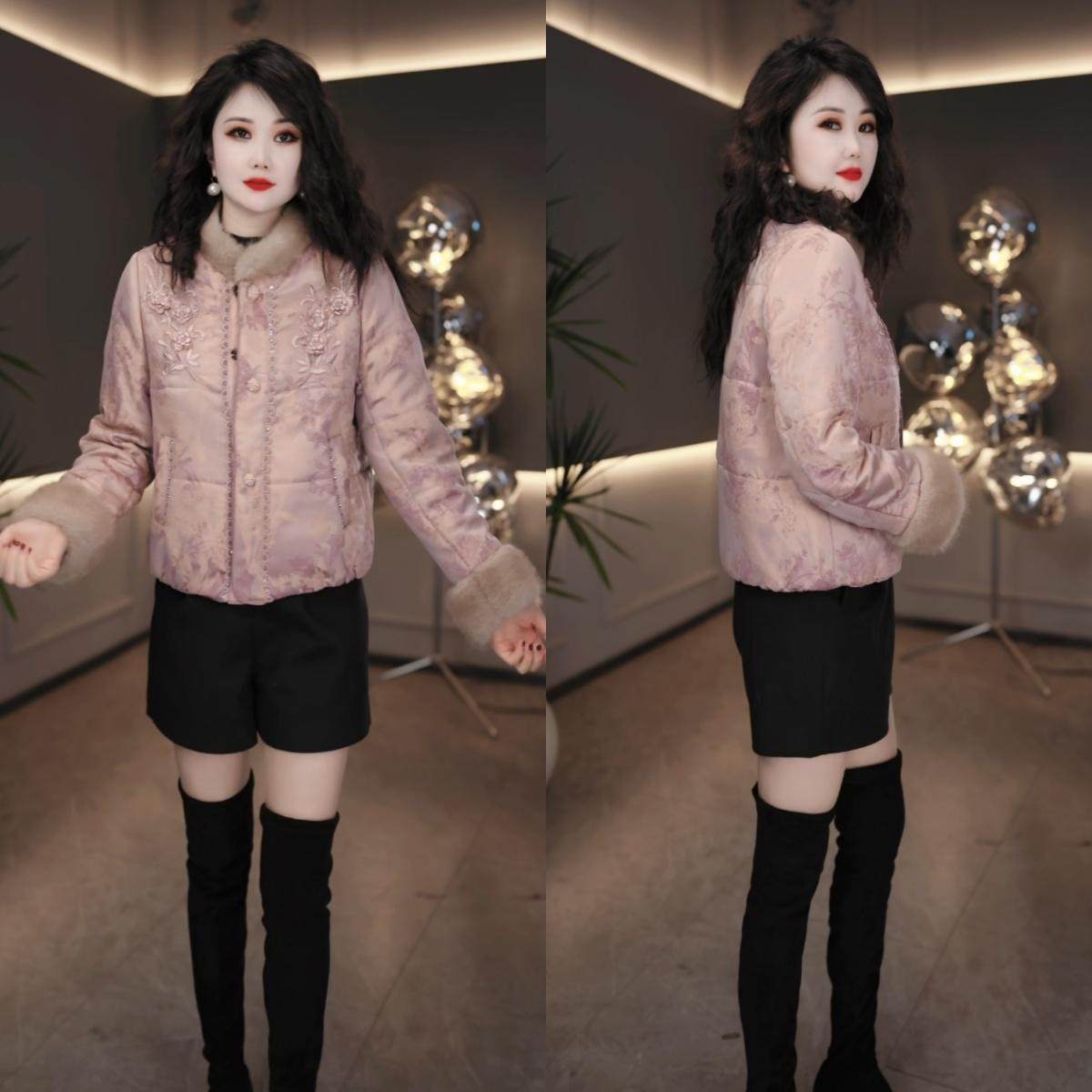 2025冬季新款新中式风加厚棉服女短款宽松显瘦保暖棉衣小个子外套,女装/女士精品,棉衣/棉服,淘宝优惠券,粉丝福利购,淘宝优惠卷