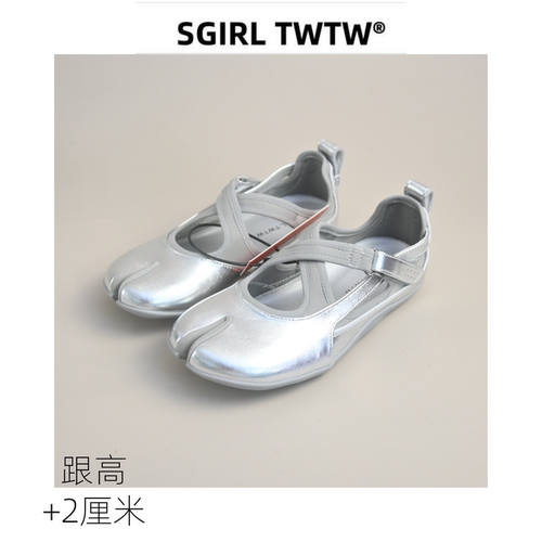 SGIRL魔术贴分趾芭蕾玛丽珍鞋女