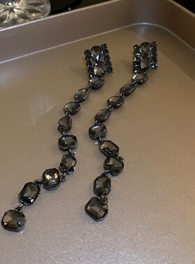 高级感复古夸张超长气质长款流苏大耳环女新款小众个性银针耳坠87