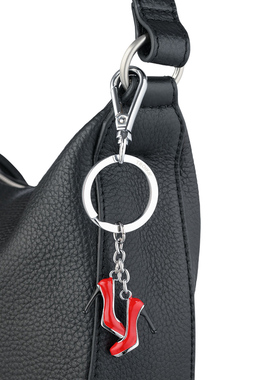 德国TROIKA拓意卡红色高跟鞋金属钥匙扣链背包时尚配饰女士轻奢