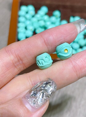 新品菱镁矿吞金兽配件手工diy文玩时尚配饰佛珠串珠手链项链