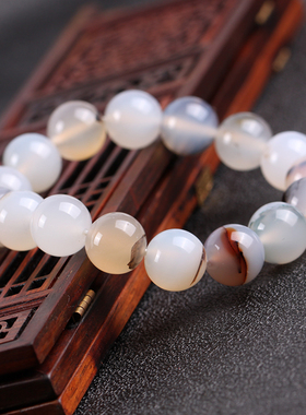 天然原色水墨玛瑙男单