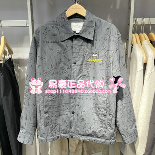 E44 225321017 6905571271696 休闲舒适满印夹克外套 杰克琼斯时尚