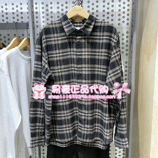 E40 杰克琼斯衣身格纹衬衫 225305009 休闲上衣 6905571291557 长袖