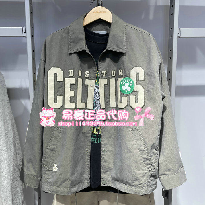 杰克琼斯NBA联名款凯尔特人夹克男 225321009 E06 6905571279067