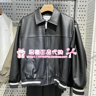 E40 225121044 6905571226252 休闲舒适PU夹克外套 杰克琼斯冬时尚