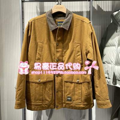 杰克琼斯做旧翻领男款翻领棉服外套 225409002 F09 6905571298044