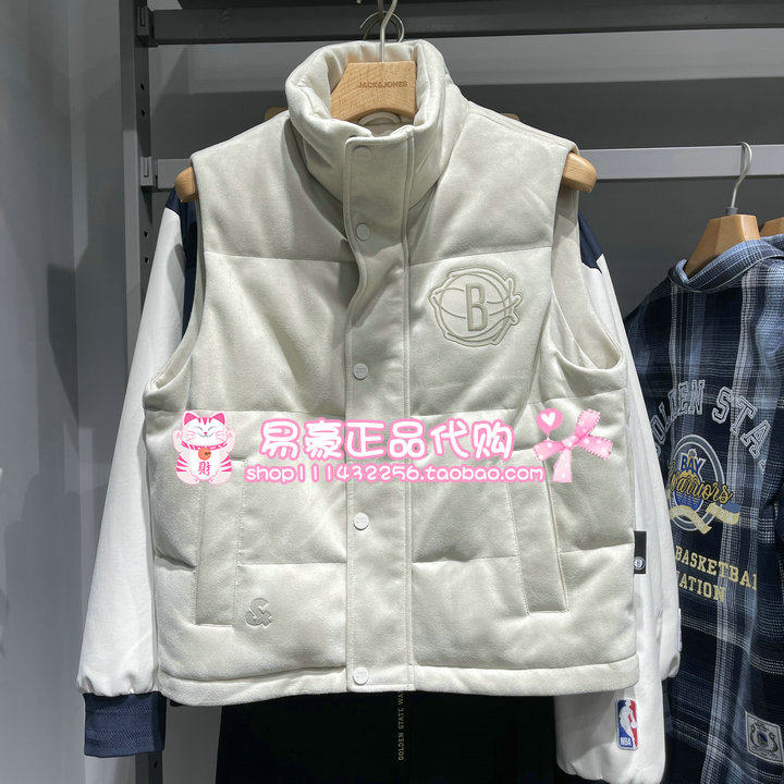 杰克琼斯NBA联名时尚潮流保暖马甲 225434003 C63 6905571283934