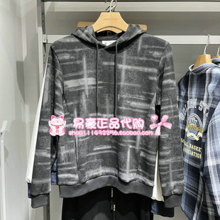 6905571298945 E40 杰克琼斯抽绳连帽卫衣图案百搭上衣 225433030