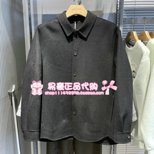 E40 225427016 6905571302048 尖领宽毛呢大衣 杰克琼斯秋冬新款