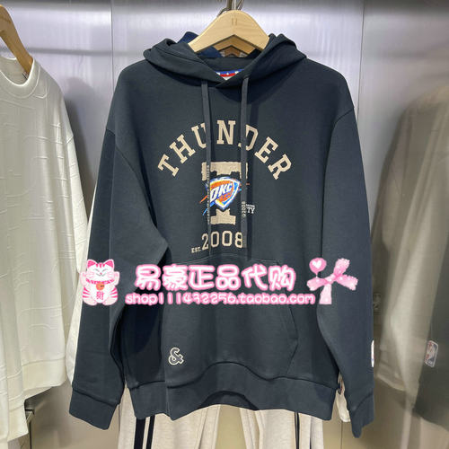 杰克琼斯2026款NBA雷霆队连帽卫衣 226333086 E42 6905571392223