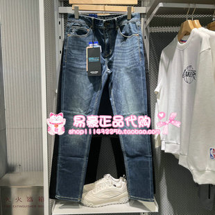 E41 杰克琼斯男牛仔裤 225332028 水洗磨破做旧 6905571275069 修身