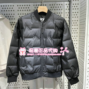 E40 225423029 6905571297146 棒球领PU保暖羽绒服 杰克琼斯冬季