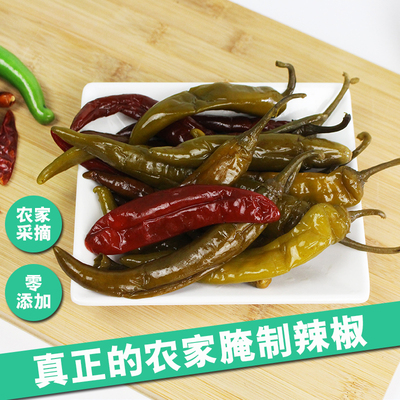 农家自制酸辣椒老坛泡菜泡山椒下饭咸菜安庆宿松特产手工腌制辣椒