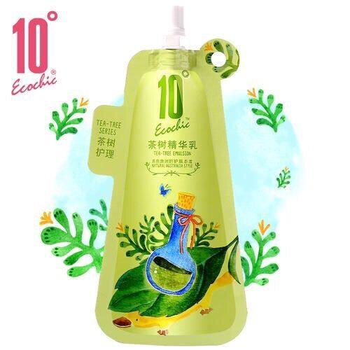 10度茶树乳液控油保湿舒缓修护学生护肤品祛痘祛痘印修复淡化痘印