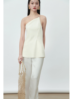 清仓不退/2折起Rowi  度假系列多种穿法不对称设计抗皱略有挺括几