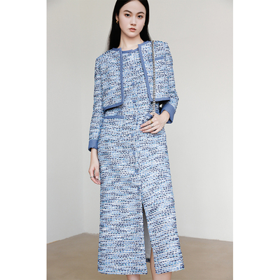 Rowi限量!单宁粗花呢外套夹克