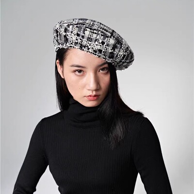 ROWI原创贝雷帽英国Linton法国Jules粗花呢香原厂进口