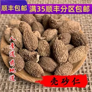 精选中药材正品壳砂仁 香砂仁50g香料可打粉 无硫熏 满包邮