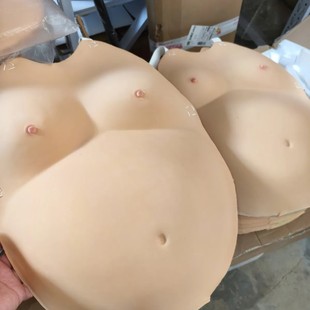 猪八戒肚皮加厚乳胶肚皮舞台面具肚皮年会搞笑派对演出猪八戒肚皮