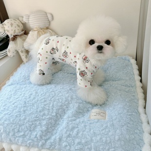 四季四脚包肚衣奶狗服宠物猫狗衣服纯棉包家居睡衣护肚衣手术服