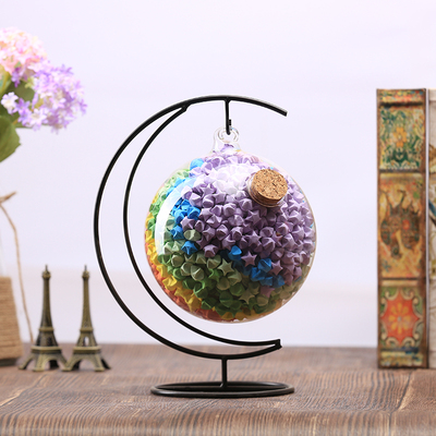 diy圆球星星瓶许愿瓶星星管储存