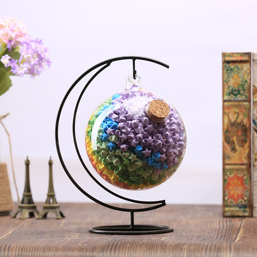 diy圆球星星瓶许愿瓶星星管储存