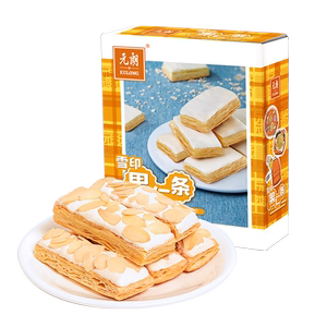 元朗果仁蔓越条120g方块酥饼干
