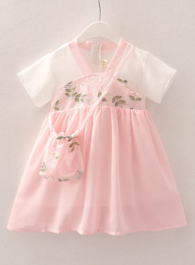 夏季刺绣仙女飘逸复古雪纺汉服