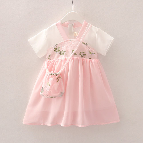 夏季刺绣仙女飘逸复古雪纺汉服