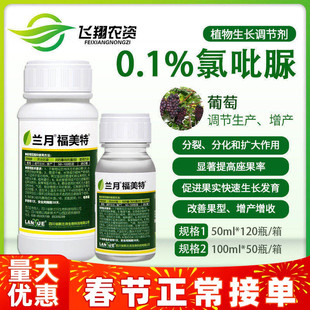 兰月福美特0.1%氯吡脲点花授粉提高座果率西瓜膨大素调节剂农药