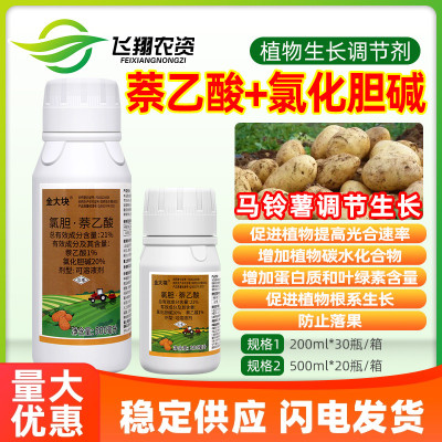 金大块21%氯化胆碱萘乙酸土豆马铃薯地下根茎膨大剂促生长调节剂