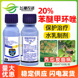 诺普信双亮 20%苯醚甲环唑玉米葡萄黑粉病西瓜炭疽病农药杀菌剂