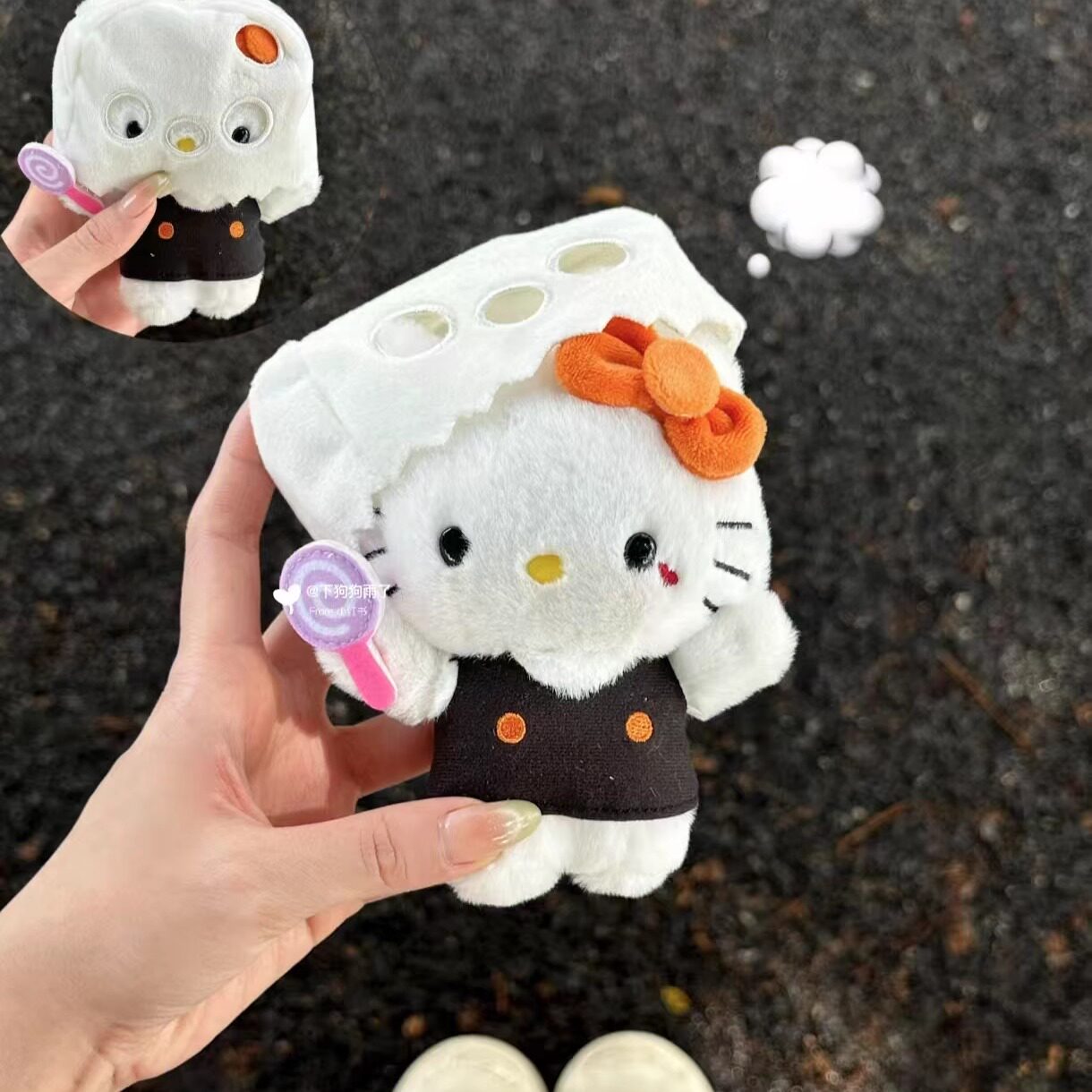 日本正品万圣节可爱鬼KT