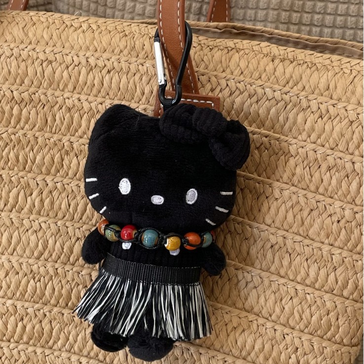 日本香奈裙子黑色kitty挂