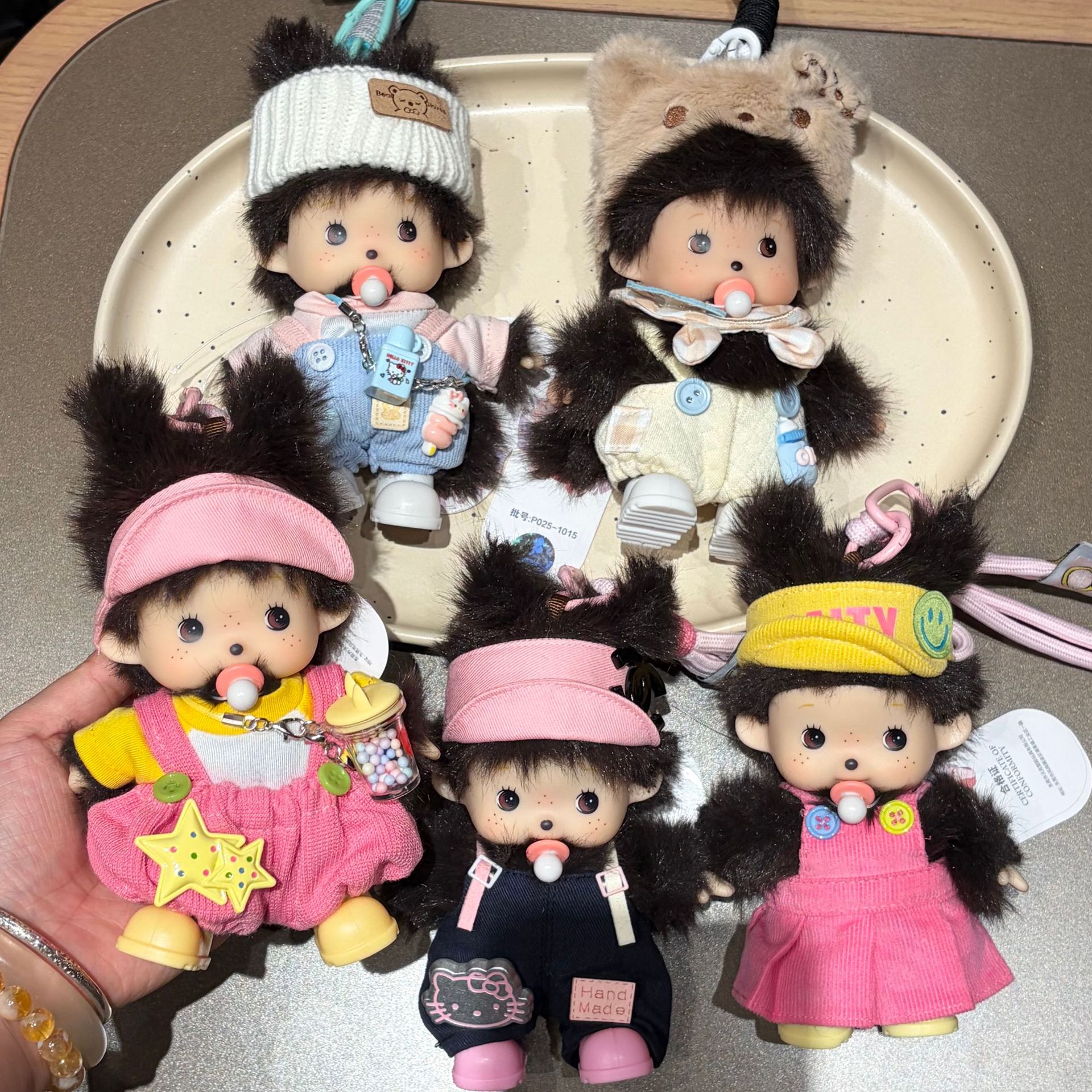 日本蒙奇奇娃娃正版公仔