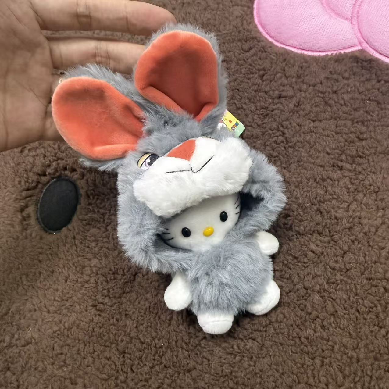 日本灰色邦尼兔子helloki