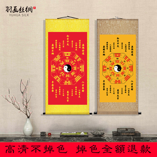 饰 道家太极八卦图挂画五行八卦易经周易客厅沙发背景墙招财风水装