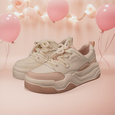 牛皮BABORER休闲板鞋ins潮小白鞋