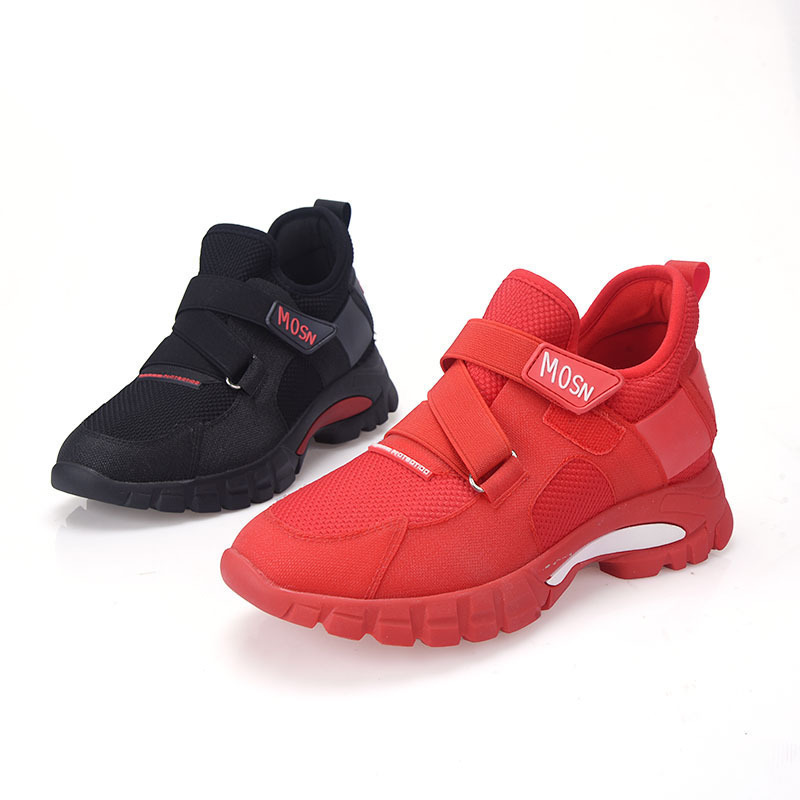 减震专柜正品明星同款红色妈妈鞋