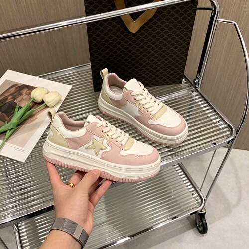 BABORER真皮女鞋时尚百搭小白鞋